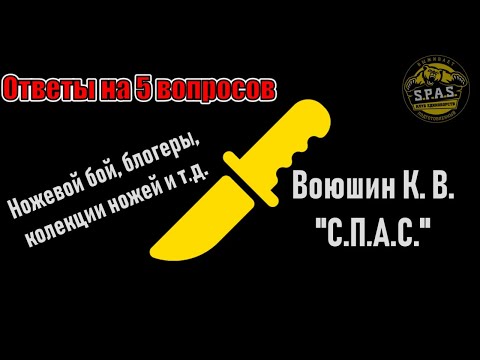 Видео: Ножевой бой, блогеры, "ножеманы" - ответы на вопросы.
