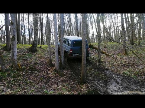 Видео: Off-road рейд "Вдоль ТЗЧ- 2022", часть 3, преодоление оврага, UAZ Patriot дает всем фору