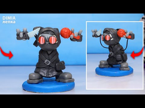 Видео: Лепим Хэнка из Madness Combat | Маднесс Комбат - Dimia Лепка
