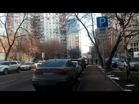 Видео: Москва 2333 Большая Спасская улица, Спасский тупик весна утро
