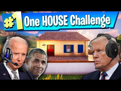 Видео: Президенты пробуют испытание ONE HOUSE в Fortnite: Глава 5