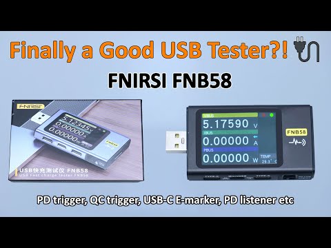 Видео: Обзор FNIRSI FNB58 – лучший USB-тестер для PD, контроля качества, E-маркера и многого другого?
