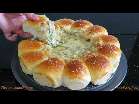 Видео: БУЛОЧКИ РОЛЛЫ с СЫРНЫМ ДИП соусом с грибами - Dinner buns with cheese dipping sauce