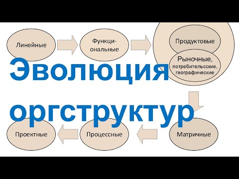 Видео: Эволюция организационных структур организаций