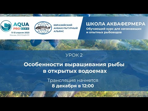 Видео: Урок 2. Особенности выращивания рыбы в открытых водоемах