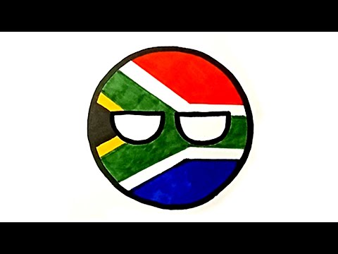 Видео: Рисование южноафриканской кантри-игры | Как рисовать кантри-игру