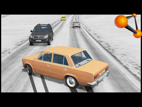 Видео: ДЕНЬ ЖЕСТЯНЩИКА! Первый СНЕГ И ГОЛОЛЕД! - BeamNg Drive