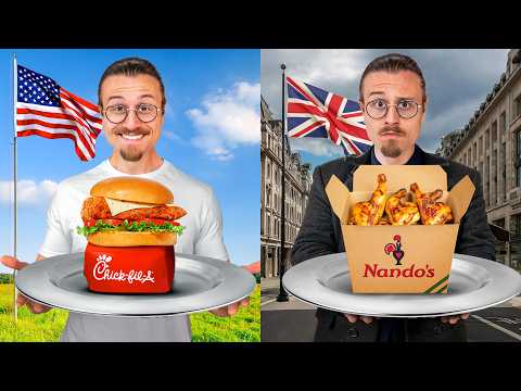 Видео: Фастфуд: США vs Великобритания
