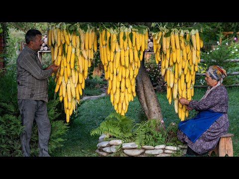 Видео: Самый простой деревенский способ сохранить сладкую кукурузу 🌽🔥