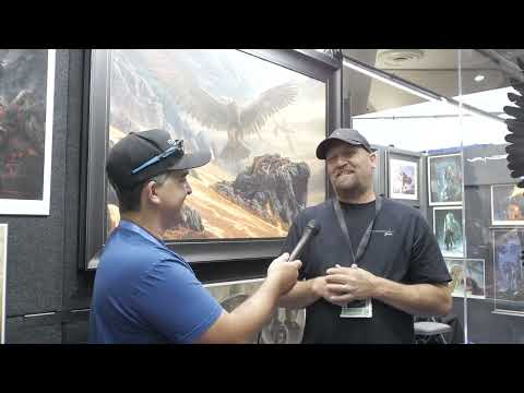 Видео: Джерри Вандерстелт представляет новую картину «Гора Рока», созданную в мастерской Wētā! SDCC 2023