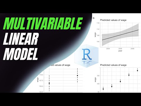 Видео: Многомерная линейная регрессия в R: все, что вам нужно знать!