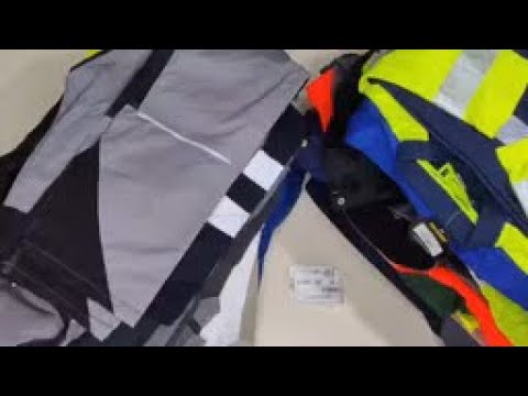Видео: Лот 1278 Рабочая одежда Германия ПРЕМИУМ 990ркг 25,8кг 43ед