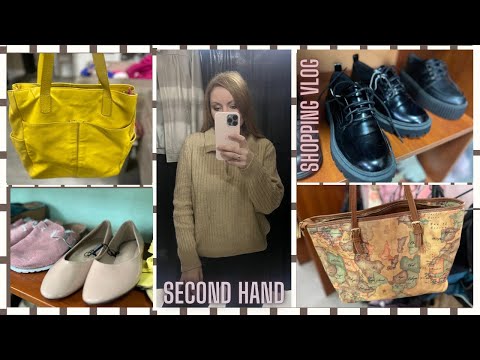 Видео: Багато сумок і взуття: знахідки в Секонд Хенд / Vlog Second Hand