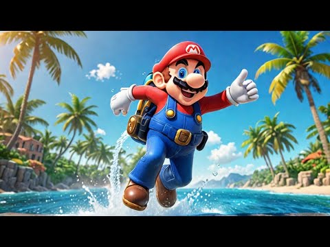 Видео: SUPER MARIO SUNSHINE (на русском/RUS) #1: ☀ Отпуск превращается в кошмар!