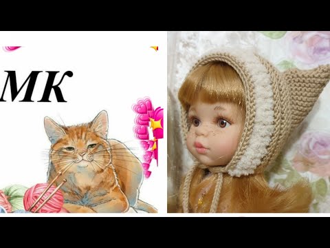 Видео: Шапочка-кошечка* Мастеркласс*