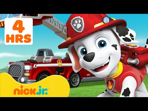 Видео: Щенячий патруль | Лучшие спасения Маршалла на пожарной машине! | Nick Jr. Cyrillic