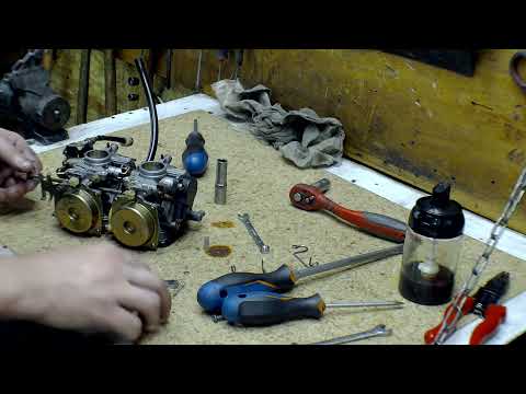 Видео: Сборка карбюраторов Yamaha drag star