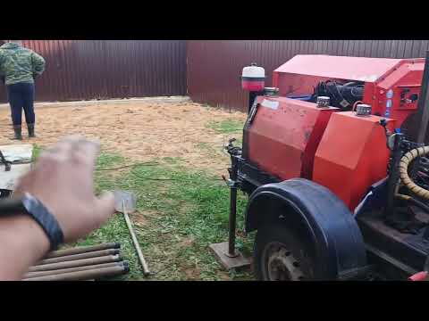 Видео: Скважина на известняк 33 метра. Это 4-ая скважина в этом ЖК. 