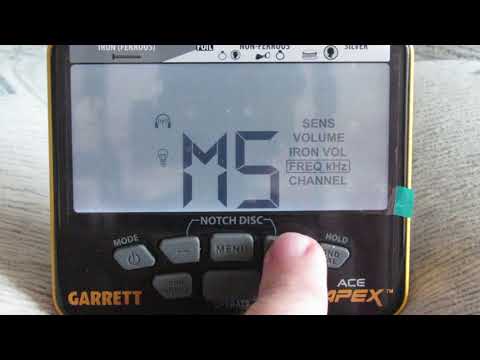 Видео: Металлоискатель Garrett Ace Apex. Видео инструкция. Видео обзор.
