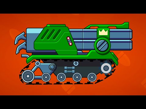 Видео: Танк БАК Hills of steel #67 Танки Зелень, Оригинал и Вестерн в Схватка с Боссом на Машинки Кида