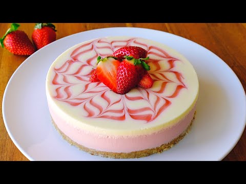 Видео: Клубничный чизкейк | Клубничный ТОРТ БЕЗ ВЫПЕЧКИ