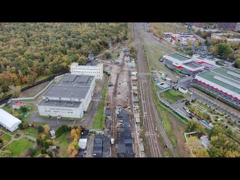 Видео: По месту строительства эстакады ул. Приорова - ул. 8 марта. 28.09 и 05.10.2025