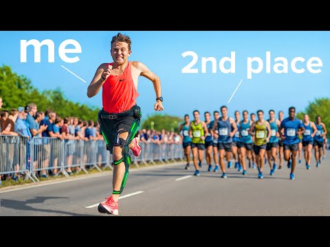 Видео: Я сжульничал на дистанции 5 км с помощью экзоскелета!