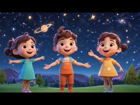 Видео: Считаем звёзды вместе с тобой | Немецкая детская песня | Детский стишок | Детские песни