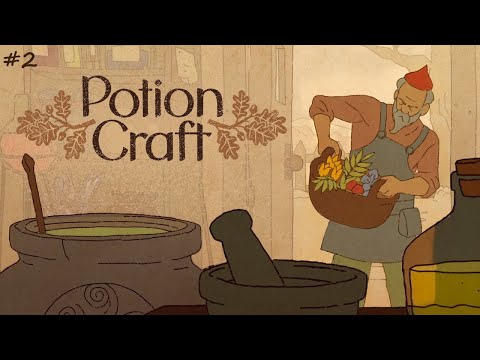 Видео: Potion Craft: Alchemist Simulator #2 Новые покупатели, рецепты и ингредиенты