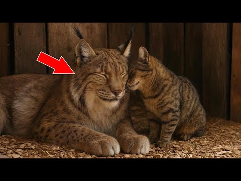 Видео: Разные размеры и виды этих кошек не мешают им быть лучшими друзьями!