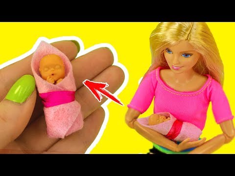 Видео: РЕБЕНОК для КУКЛЫ 👶 БЕРЕМЕННАЯ КУКЛА! БАРБИ МАМА РОДИЛА! Barbie FIMO Мастер класс. Ирина Иваницкая