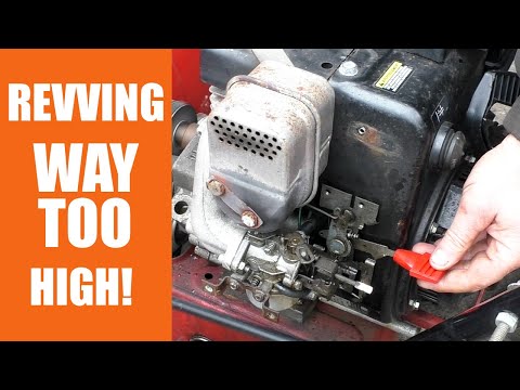 Видео: Этот двигатель снегоочистителя выходит из-под контроля! Давайте его починим!