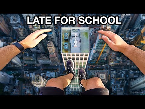 Видео: Опоздал в школу Parkour POV!!