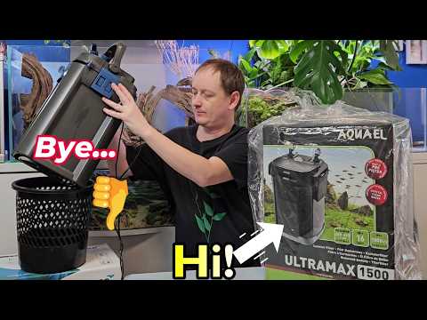 Видео: ЛУЧШИЙ фильтр для аквариума? AQUAEL ULTRAMAX — мой новый фаворит.