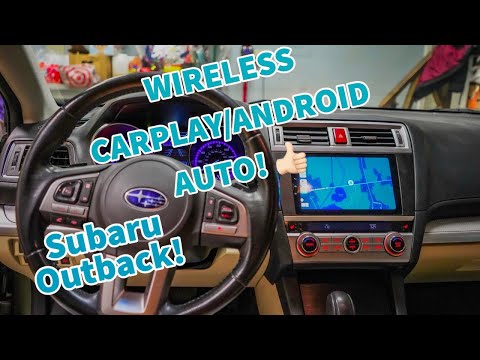 Видео: Беспроводная система CarPlay для Subaru Outback 15-18 | Головное устройство iDoing