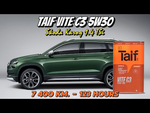 Видео: Taif Vite C3 5w30 (отработка из Skoda 1 4 TSi  - 7 400 км., 123 моточаса).