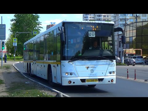 Видео: "Скоро уйдёт в историю!" Автобус ГолАЗ-622810-10 с маршрутом №65 "Торбеево - платформа Ольгино"