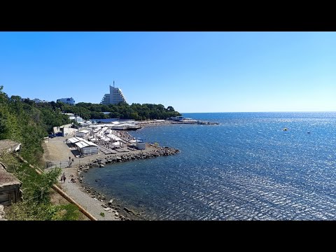Видео: Высокий берег в Анапе в 2025 году, променад, дикий пляж. 25.07.2025.