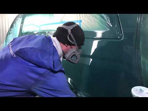 Видео: Покраска Мерседес в акрил.[ивата вс 1.5].