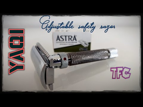 Видео: Yaqi “The Final Cut” (TFC) adjustable safety razor - тест