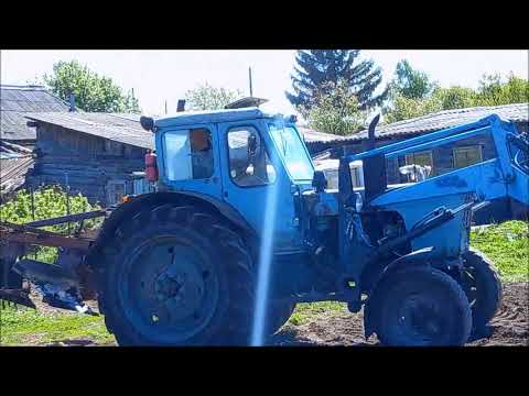 Видео: пахота на МТЗ-50