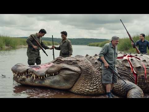 Видео: Как охотятся на миллионы гигантских крокодилов — взгляд изнутри на мир охотников на гигантских кр...