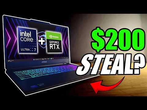 Видео: БЕЗУМНАЯ находка? Игровой ноутбук ULTRA 7 RTX 2024 года... ВСЕГО за 200 долларов.