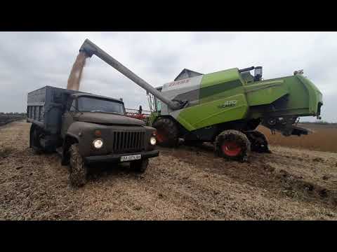 Видео: Claas Tukano 470  Соя Піонер А .