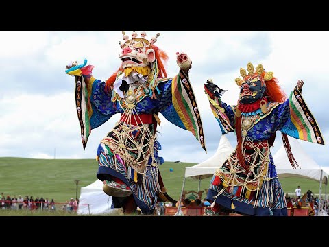 Видео: Монголчуудын өв соёлын Даншиг Наадам - Хүрээ цам 2023 /шууд/
