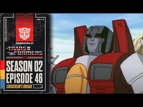 Видео: Бригада Старскрима | Трансформеры: Поколение 1 | Сезон 2 | E46 | Hasbro Pulse