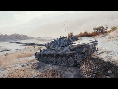 Видео: Cauvocapital. Боремся за победу на немецком Leopard 1 в WoT