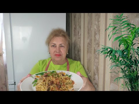 Видео: Тушеная капуста-бесподобный рецепт.Очень вкусная со сливочным  вкусом !