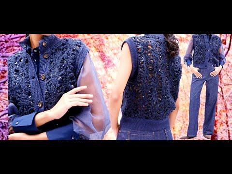 Видео: Роскошные♥️Жилеты, кофта-жилет на любой вкус и в огромном количестве.