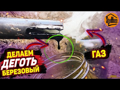 Видео: Как сделать березовый деготь из бересты, много и бесплатно #2